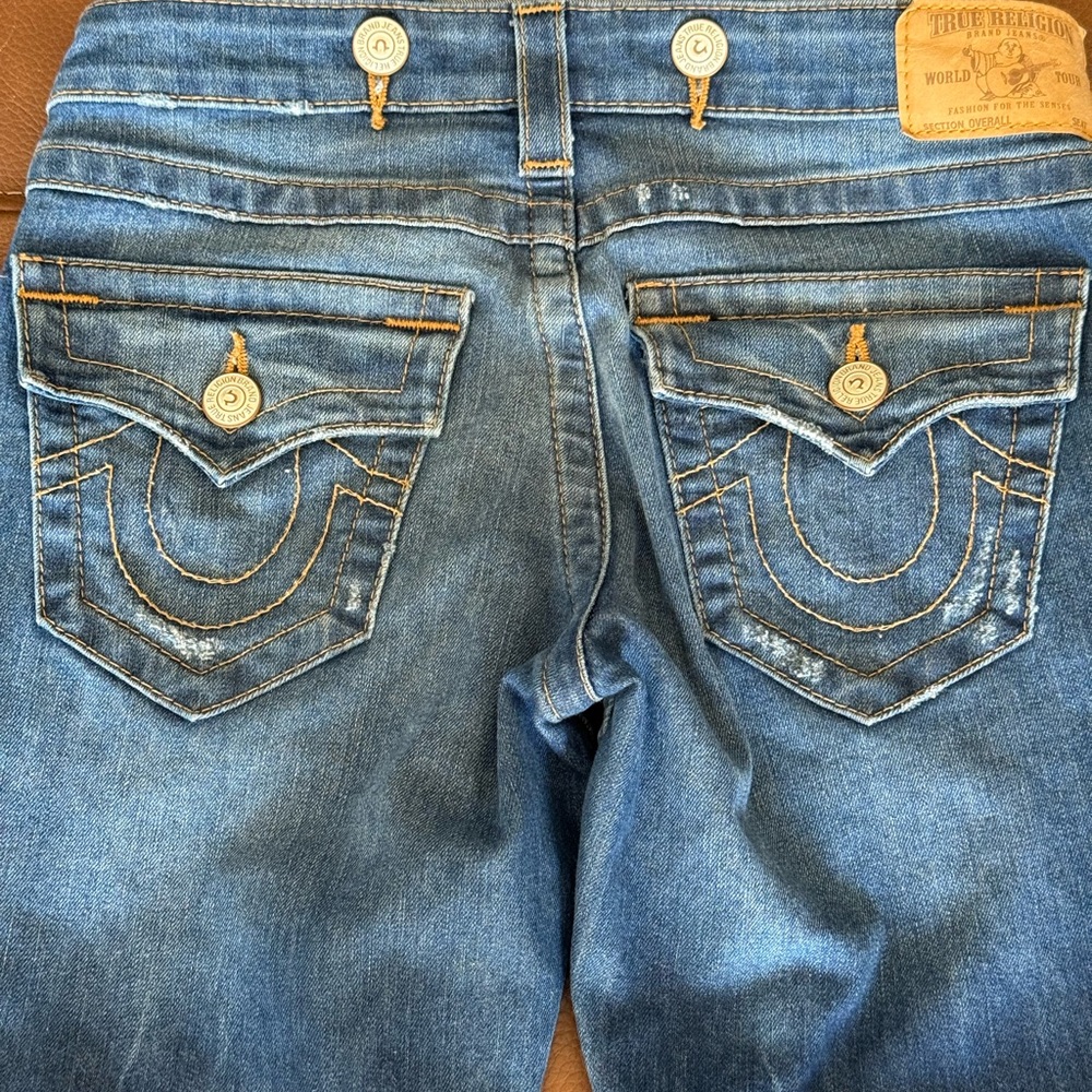True Religion Blue Denim Overalls - Picture 6 of 6